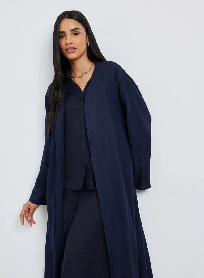 ستايلي كيمونو مفتوح من الأمام بقصة عادية