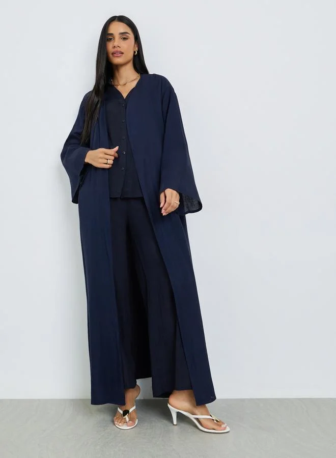 ستايلي كيمونو مفتوح من الأمام بقصة عادية