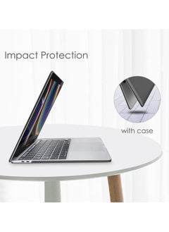 Generic Hard Shell Compatible with MacBook Pro 13 Inch Case 2016-2023 Release M2 Chip A2338/M1 A2251 A2289 A2159 A1989 A1706 A1708 Plastic Hard Shell Case Protective Cover (Clear/Black)  - Image 5