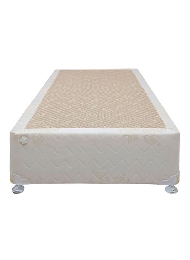 KARNAK Divan Bed With Headboard, Base And Medical Top Mattress White Size 90x190 cm - Image 3