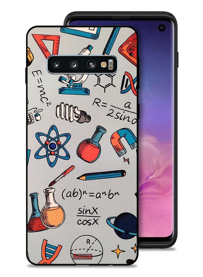Tolwak Samsung Galaxy S10 Protective Case Cover Science Tags - Image 1