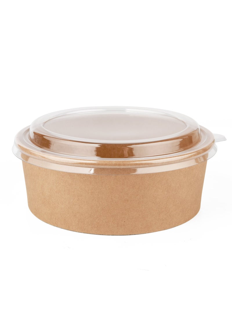 Kraft Salad Bowl with Lid - Pack of 20  - Image 2