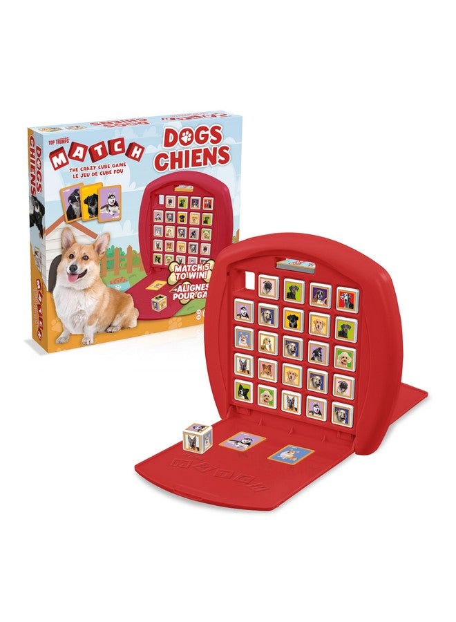 Top Trumps Match Game Dogs - Family Board Games for Kids and Adults - Matching Game and Memory Game - Fun Two Player Kids Games - Memories and Learning, Board Games for Kids 4 and up - Image 1