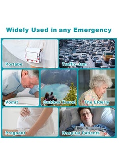 SYOSI Emergency Disposable Bags, 700ML Camping Pee Unisex Vomit for Travel Traffic Jam Portable Toilet for Men Women Kids 8 Pack  - Image 2