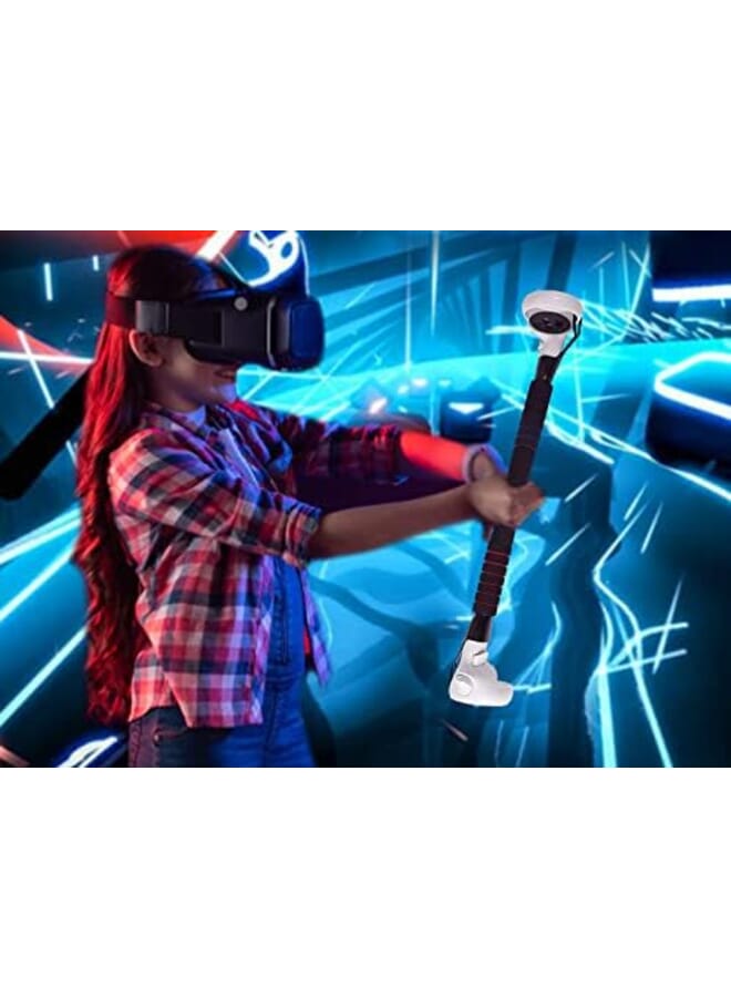 KASTWAVE Long Stick Extension Handle For Oculus Quest 1 Quest 2 Rift S Controller Strong Lightweight And Comfortable To Hold Stick Style Lightsaber Handle For Beat Saber Games - Image 2