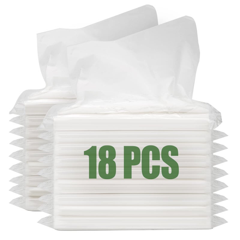 Car Tissue Refill 18 Packs Car Tissues Auto Visor Tissue Refills for Visor Napkins Holder Refill Car Travel Tissues Soft and Smooth 18 Pieces