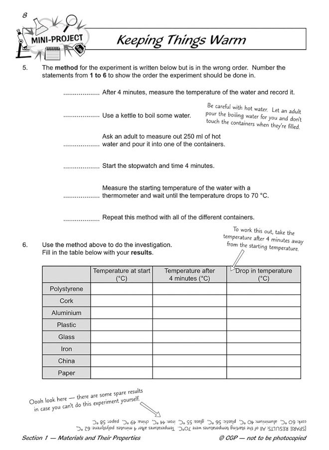 null - KS2 Science Year Five Workout: Properties & Changes of Materials - Image 1
