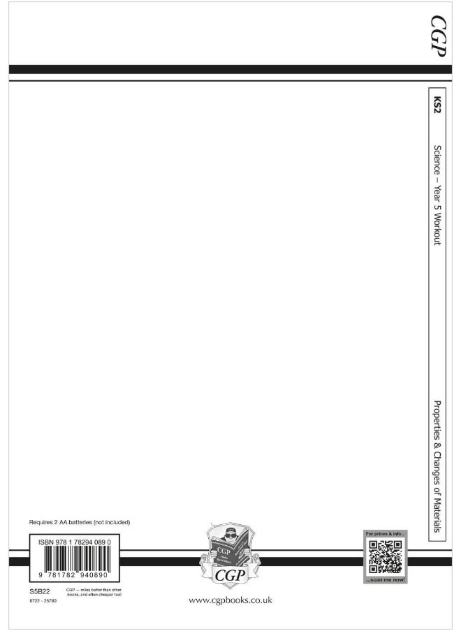 null - KS2 Science Year Five Workout: Properties & Changes of Materials - Image 1