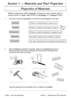 KS2 Science Year Five Workout: Properties & Changes of Materials  - Image 4