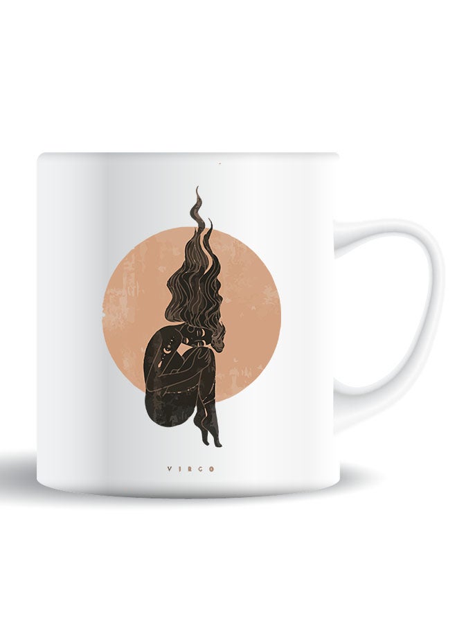 Theodor Premium Quality Two Sided Printed Coffee Mug Tea Cup Virgo  For Home Office, Kids Men Women - Image 1
