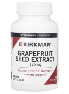 Kirkman Labs Grapefruit Seed Extract 125 mg 120 Capsules 
