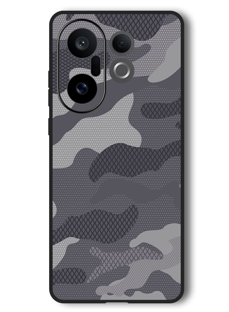 Theodor Case Compatible with Vivo X200 FE 6.31 Inch Protection Shockproof Bumper Cover Camouflage - Image 1