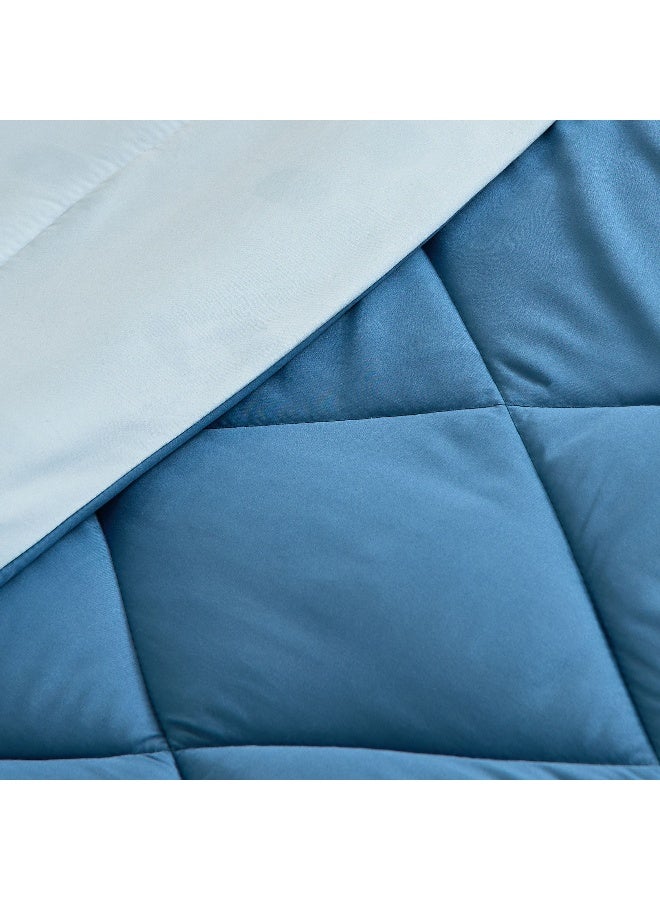 Home Box لحاف ميكروفايبر قابل للعكس - أزرق للأطفال - Image 4