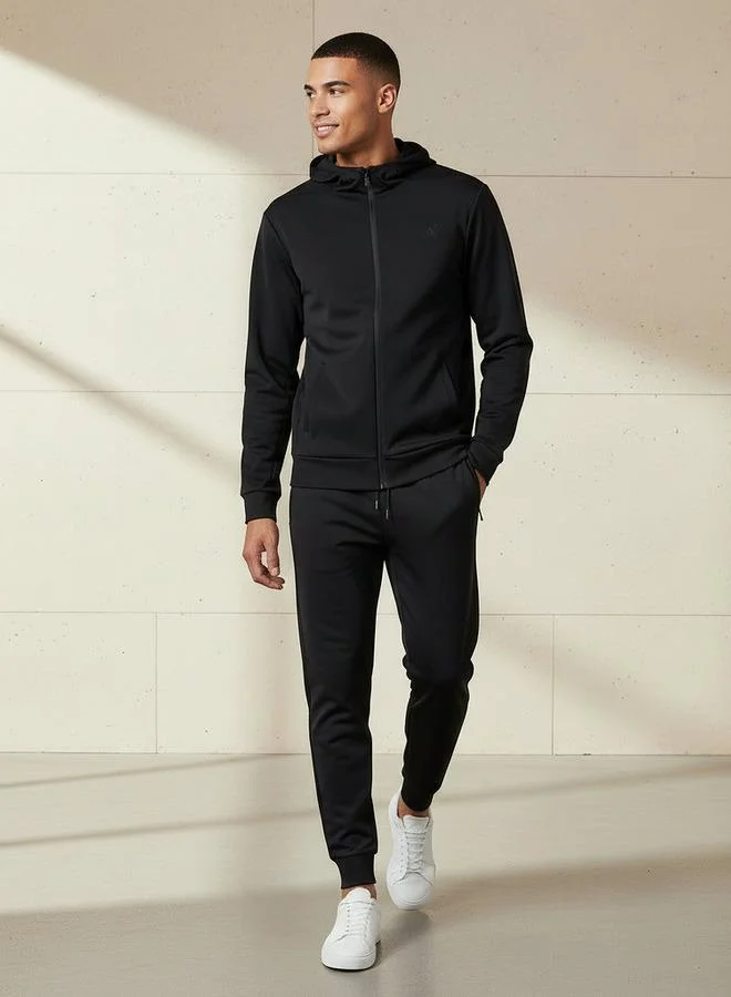 آكتف Men Performance Zip Through Hooded Jacket