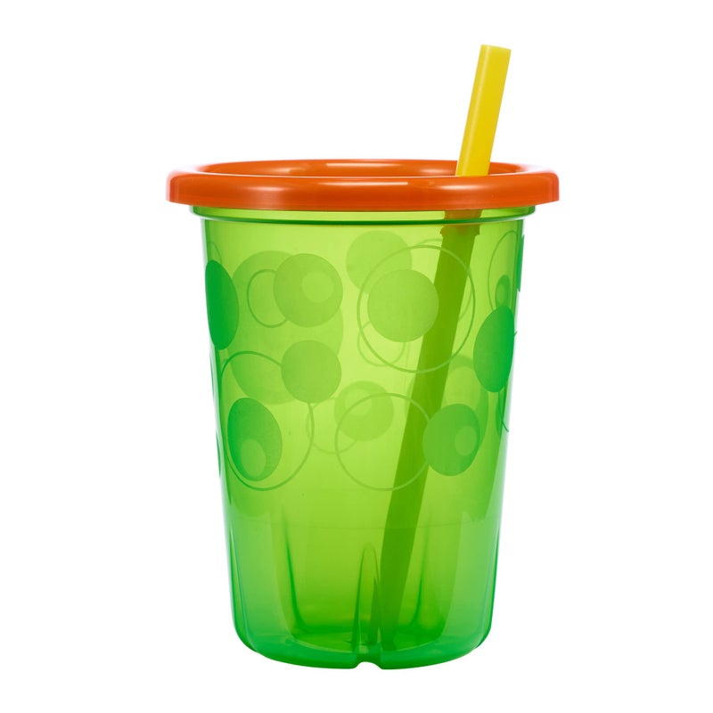 The First Years Take & Toss Toddler Straw Cups - Spill Proof and Dishwasher Safe Toddler Cups with Straws - Toddler Feeding Supplies - 10 Oz - 4 Count - Image 4