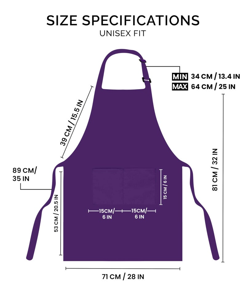 Utopia Kitchen 2 Pack Bib Apron  Adjustable with 2 Pockets  Water and Oil Resistant  Cooking Kitchen Chef Apron for Women Men - Image 2