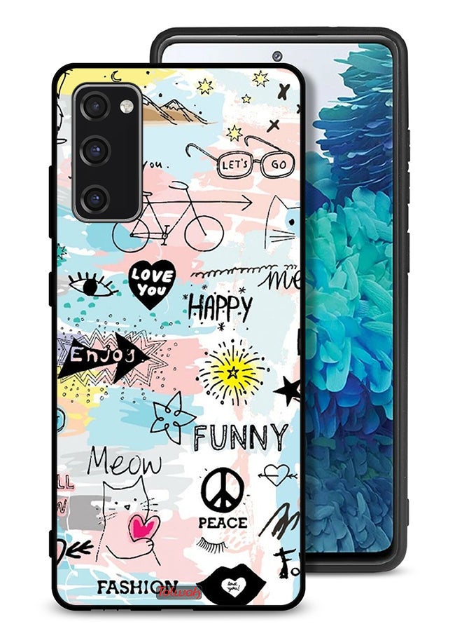 Tolwak Samsung Galaxy S20 FE Protective Case Cover Love You Tags - Image 1
