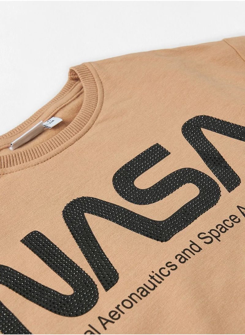 NAME IT Kids Nasa Long Sleeve Sweatshirt