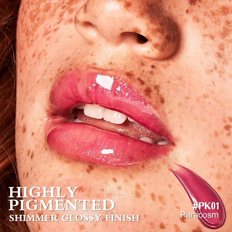 FOCALLURE Shimmer Lipstick,Moisturizing Plumping Lip Gloss,Shimmery Glossy Finish,Hydrating,Long Lasting,Non-Stick Cup Lip Makeup,High Shine for Plumper Looking Lips,Paracosm - Image 4