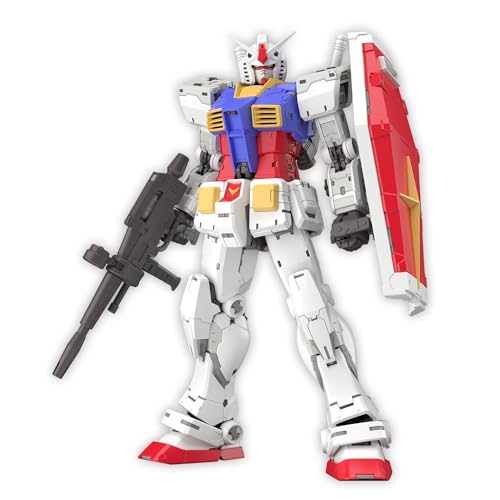 BANDAI SPIRITS بانداي هوبي - موبايل سوت غاندام - RX-78-2 غاندام إصدار 2.0، مجموعة نموذج بانداي سبيريتس RG 1/144 - Image 1