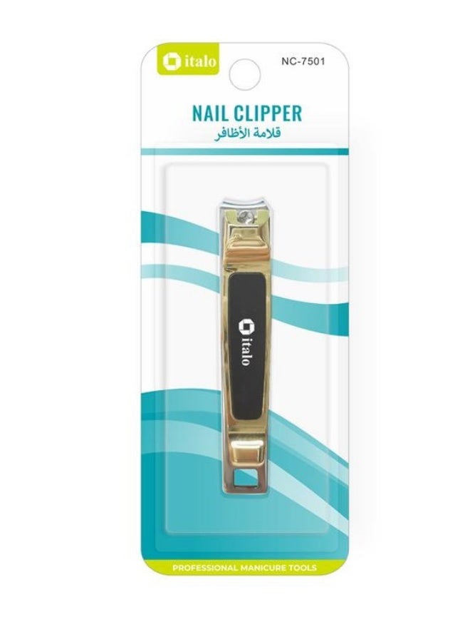 ITALO Nail Clippers, Heavy Duty Stainless Steel Toenail Clippers with Fingernail File Suitable for Thick Fingernails and Toenails, Professional Nail Trimming Tool - Image 1