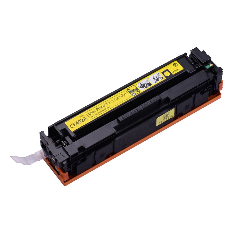 حاوية أحبار صبغ متوافقة لاستبدال الحاويات الأصلية، متوافقة مع سلسلة HP Color LaserJet Pro M252/MFP M277 (لون أصفر، عبوة واحدة) - Image 1