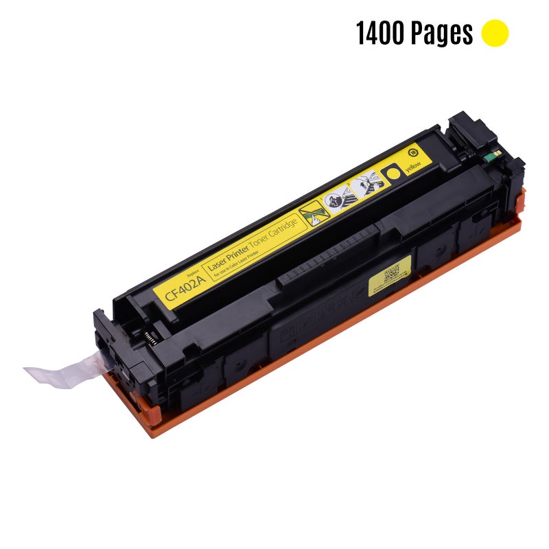 حاوية أحبار صبغ متوافقة لاستبدال الحاويات الأصلية، متوافقة مع سلسلة HP Color LaserJet Pro M252/MFP M277 (لون أصفر، عبوة واحدة) - Image 3
