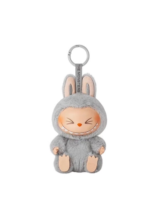 LABUBU Labubu 2nd Generation Pop Mart Macaron Face Blind Box Plush Doll Toy Labubu Doll Key Pack  - Image 2