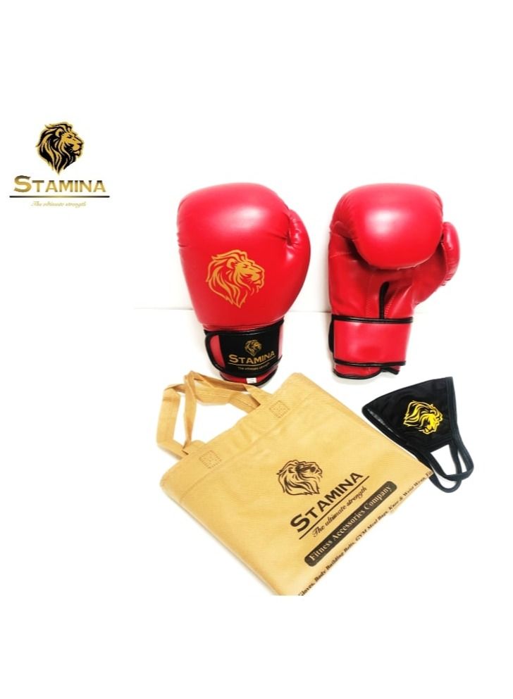 Stamina Unleash Your Power with Precision Synthetic Leather Training Boxing Gloves - Image 3