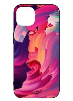 Service Zone Protective Printed Mobile Cover 3D Abstract Art Design With Pastal Colours For Apple iPhone 13  - Image 1