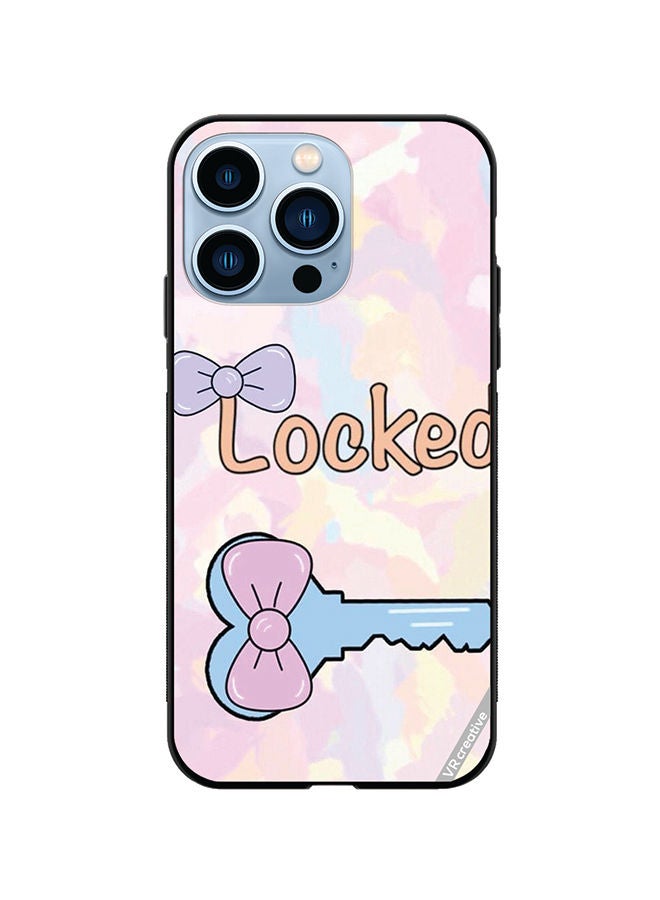 VR CREATIVE Protective Case Cover For Apple iPhone 14 Pro Max Locked Design Multicolour - Image 1