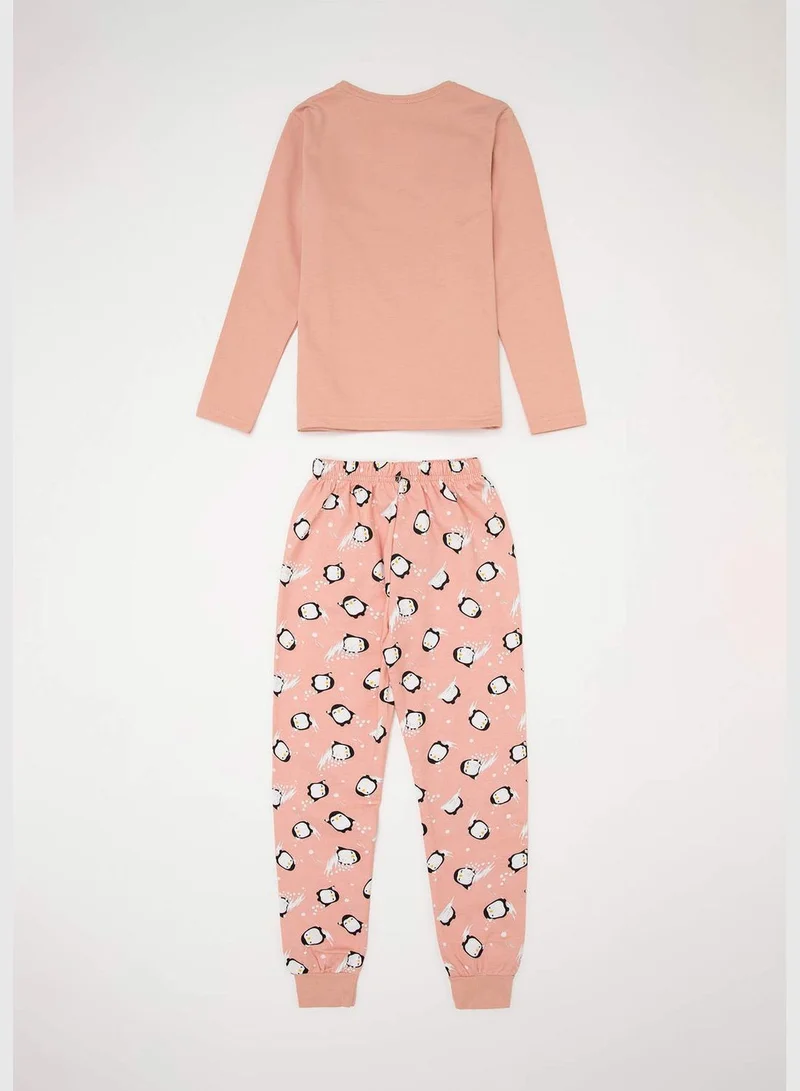 DeFacto 2 Pack Girl Homewear Regular Fit Knitted Pyjamas
