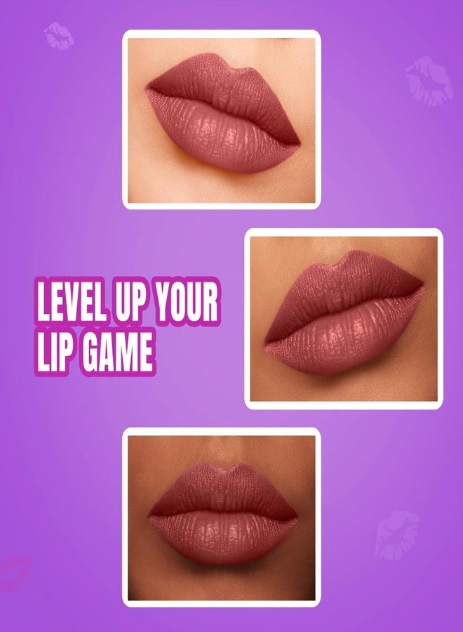 إل 18 أحمر شفاه إيل كولور بوبس مات، بني محروق، بلمسة نهائية مطفية، مرطب، غني بزبدة الشيا وزيت الجوجوبا | 4.3 غرام - Image 3