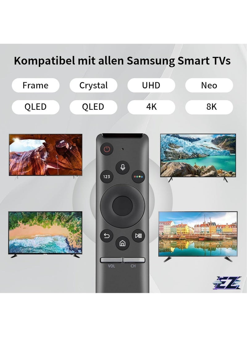 Universal Voice Remote Control Compatible with Samsung Voice Remote Control BN59-01241A BN59-01242A BN59-01266A BN59-01274A BN59-01292A BN59-01242C with battery