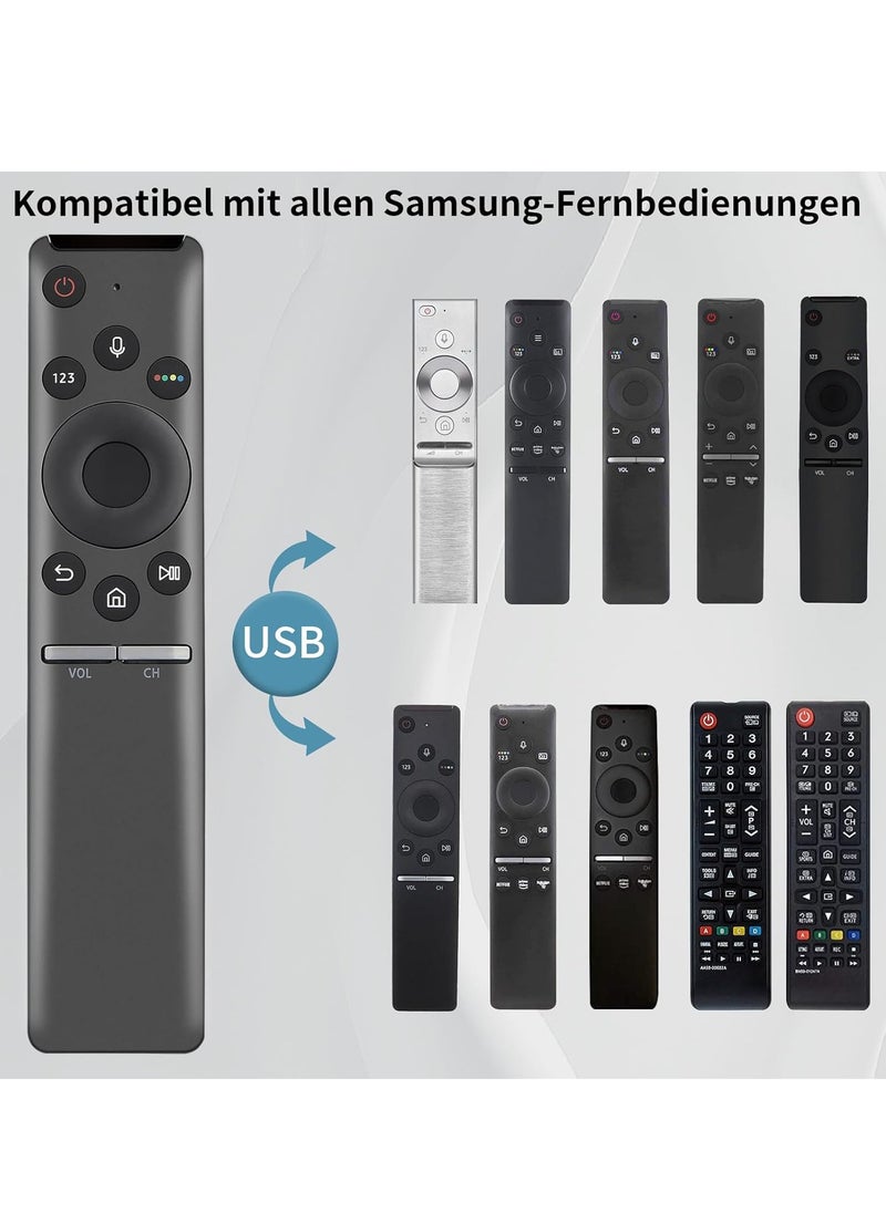 Universal Voice Remote Control Compatible with Samsung Voice Remote Control BN59-01241A BN59-01242A BN59-01266A BN59-01274A BN59-01292A BN59-01242C with battery