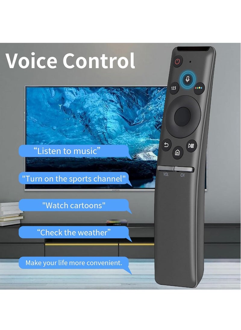 Universal Voice Remote Control Compatible with Samsung Voice Remote Control BN59-01241A BN59-01242A BN59-01266A BN59-01274A BN59-01292A BN59-01242C with battery