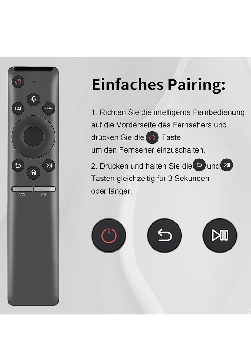 Universal Voice Remote Control Compatible with Samsung Voice Remote Control BN59-01241A BN59-01242A BN59-01266A BN59-01274A BN59-01292A BN59-01242C with battery