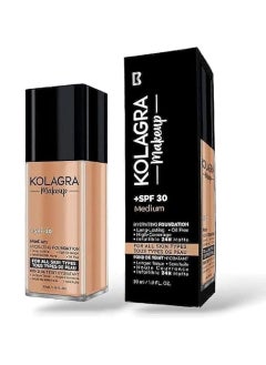 kolagra makeup Foundation SPF30+ Medium - pzsku/Z0250BFA0D136E0D96737Z/45/_/1734174169/4b0af680-7f48-40d7-bbfe-ecc5b1c66ae7