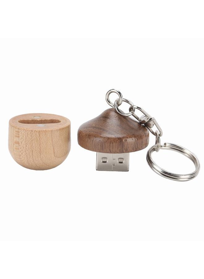Thoraya CM11019 Wooden Nut USB Flash Drive Creative USB Flash Drive 4GB  - Image 1