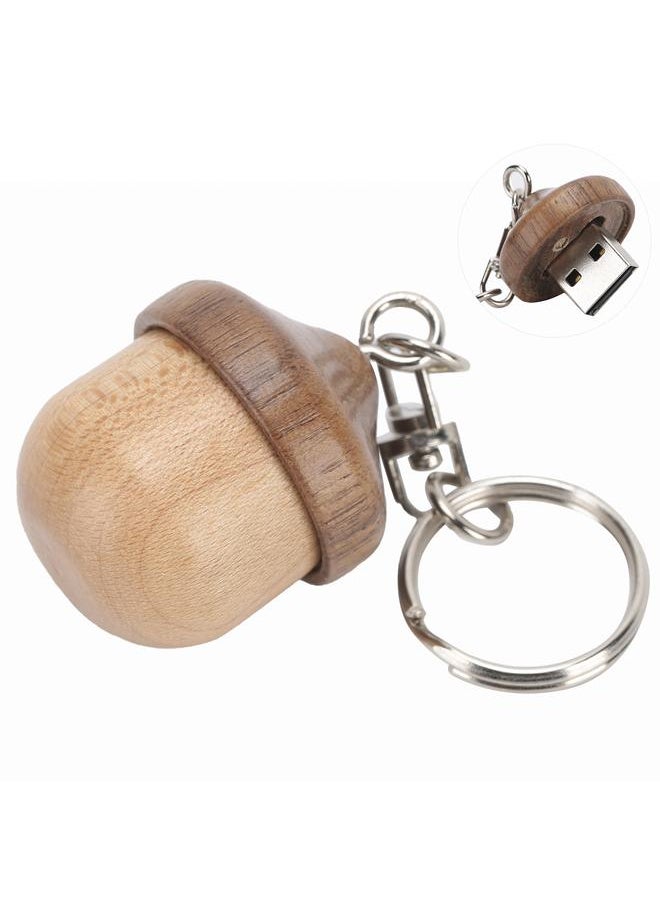 Thoraya CM11019 Wooden Nut USB Flash Drive Creative USB Flash Drive 4GB  - Image 4