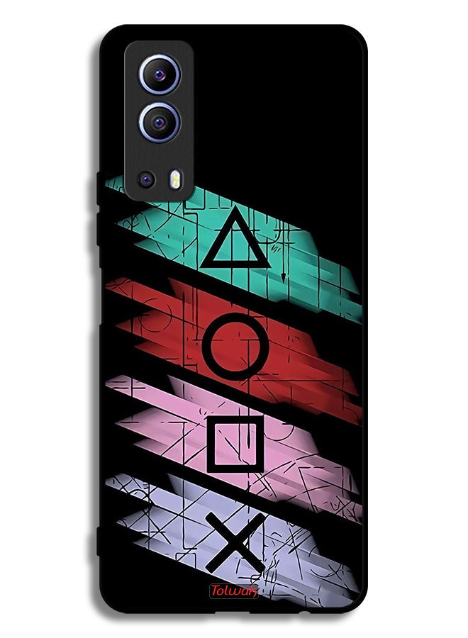Tolwak Vivo iQOO Z3 5G Protective Case Cover Squid Game Icons - Image 2