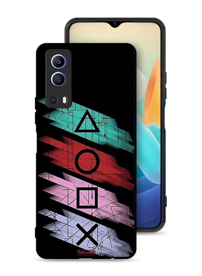 Tolwak Vivo iQOO Z3 5G Protective Case Cover Squid Game Icons - Image 1