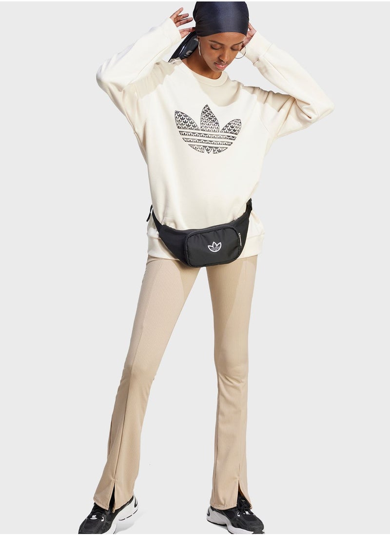 adidas Originals - Monogram Infill Crewneck Sweatshirt - Image 1