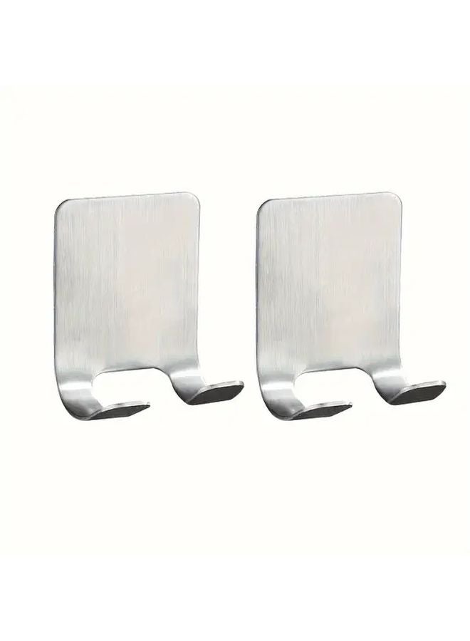 4 Pieces No Drill Shaving Razor Holder Wall Hooks For Bathroom Storage - Image 5