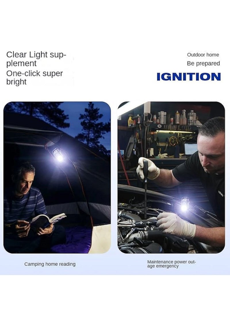 كشاف LED قابل لإعادة الشحن بثلاثة أوضاع إضاءة، ولاعة سجائر مدمجة، مصباح محمول متعدد الوظائف. - Image 3