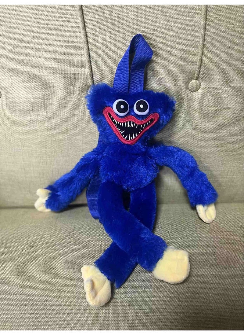 GT-Wheel Huggy Wuggy Plush Backpack Poppy Toy Big Soft Stuffed Horror Cute Funny Cartoon Bag For Kids  - Image 2