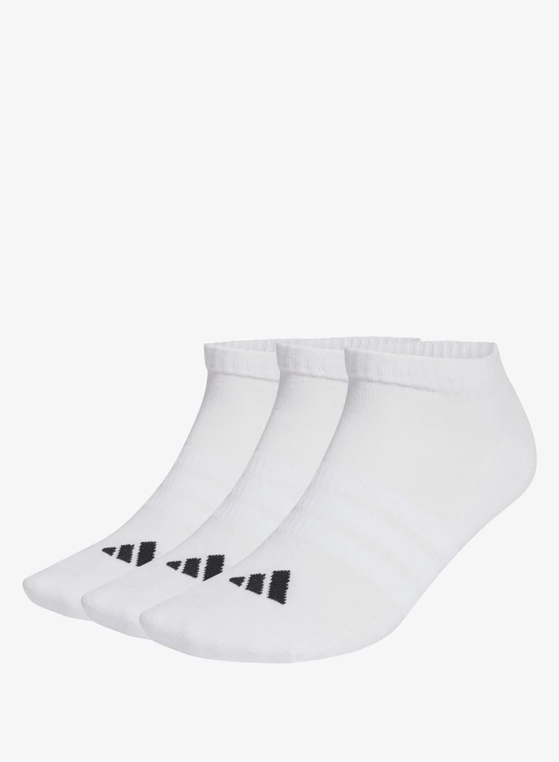 اديداس جوارب Cushioned Essentials Low Cut 3 Pair Pack