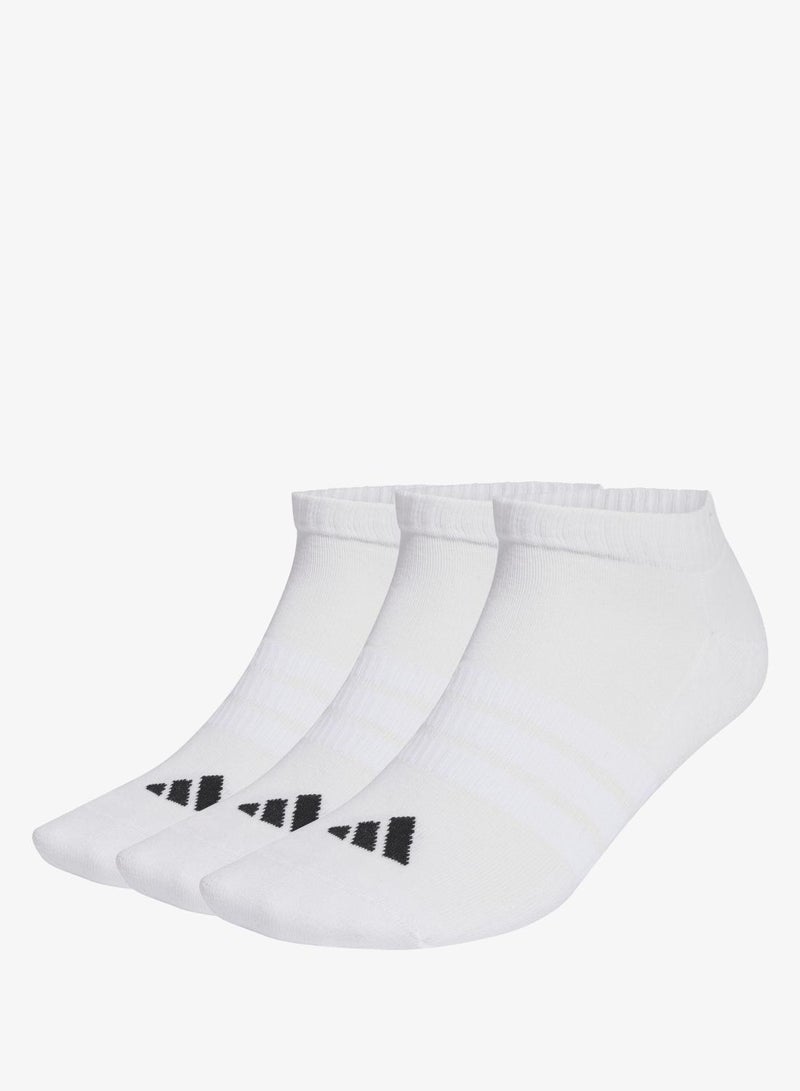 Adidas Cushioned Essentials Low Cut Socks 3 Pair Pack - Image 1