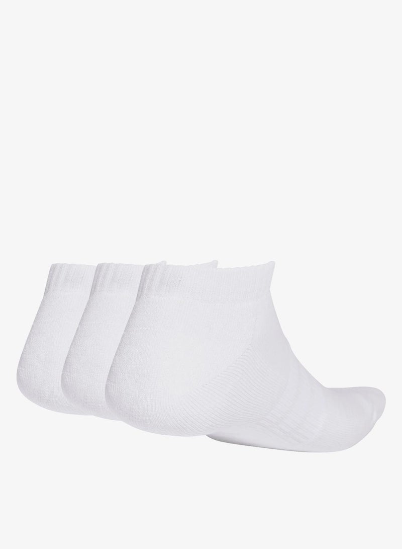 Adidas Cushioned Essentials Low Cut Socks 3 Pair Pack - Image 2