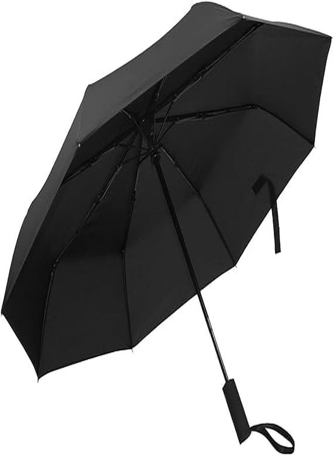 Barretden Portable Travel Umbrella - Umbrellas for Rain Windproof, Strong- Compact & Easy Auto Open/Close Button for Single Use Umbrella for Wind and Rain, Perfect Car Umbrella for Men - Image 4